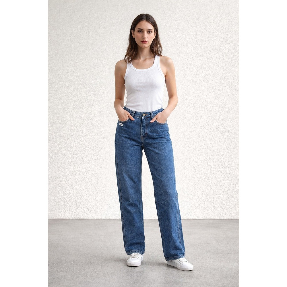 Tyndale Jeans Womens 37 Blue Denim  Flame Resistant Carpenter Arc Rated Workwear